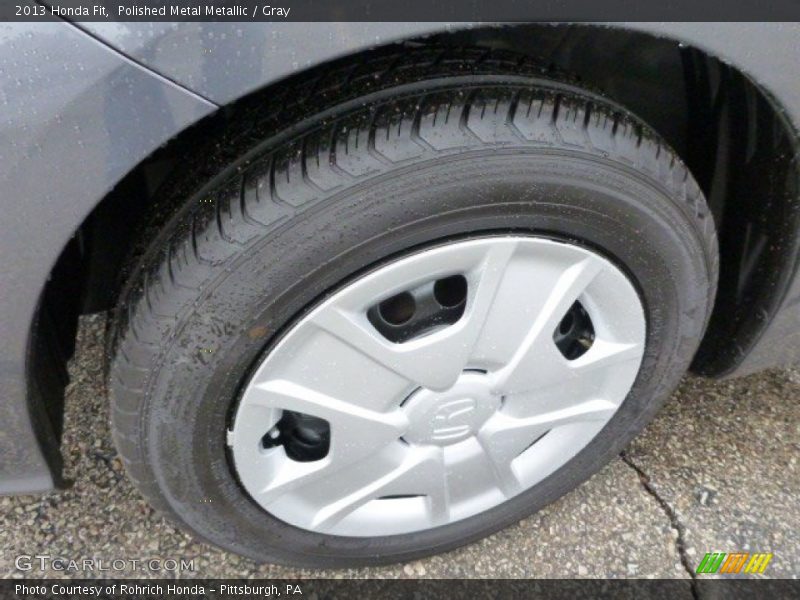 Polished Metal Metallic / Gray 2013 Honda Fit