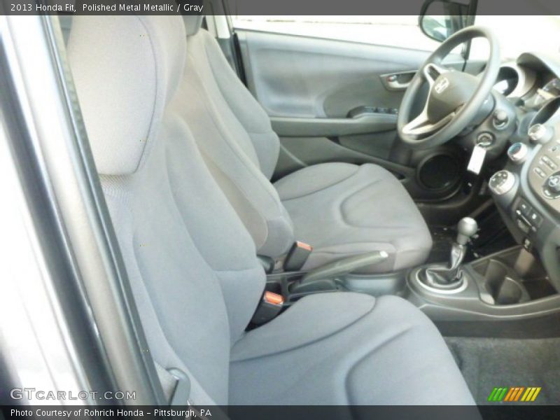 Polished Metal Metallic / Gray 2013 Honda Fit