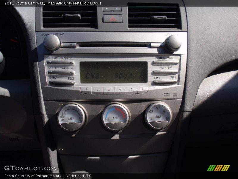 Magnetic Gray Metallic / Bisque 2011 Toyota Camry LE