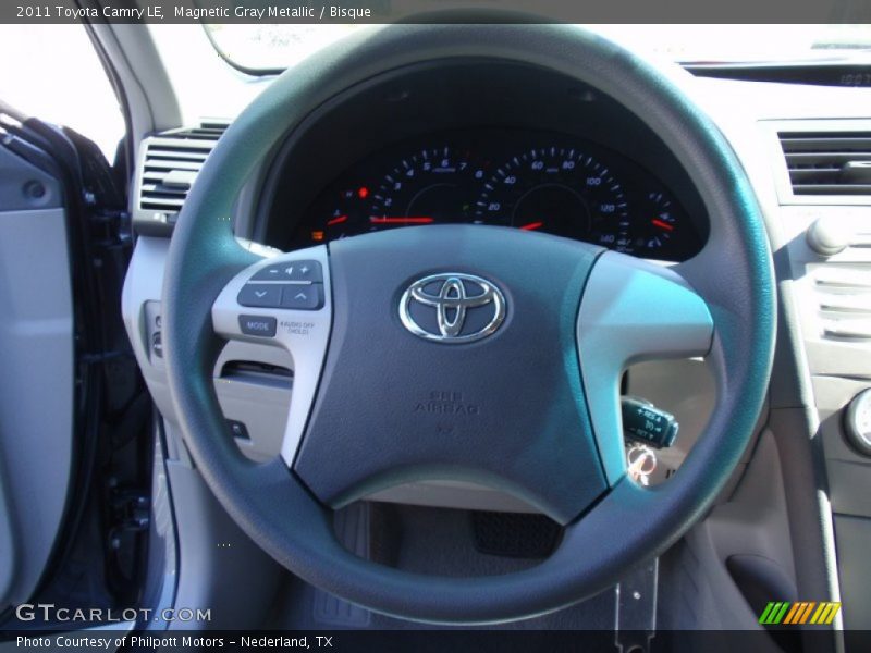 Magnetic Gray Metallic / Bisque 2011 Toyota Camry LE