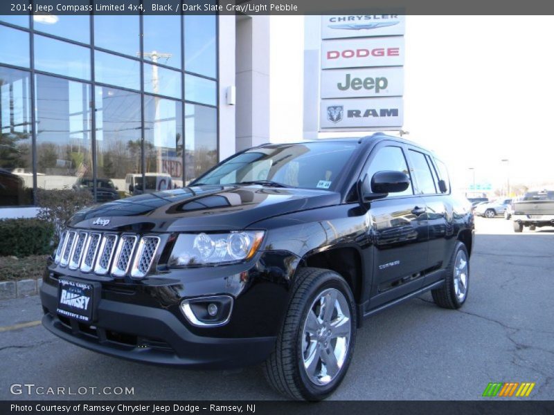 Black / Dark Slate Gray/Light Pebble 2014 Jeep Compass Limited 4x4