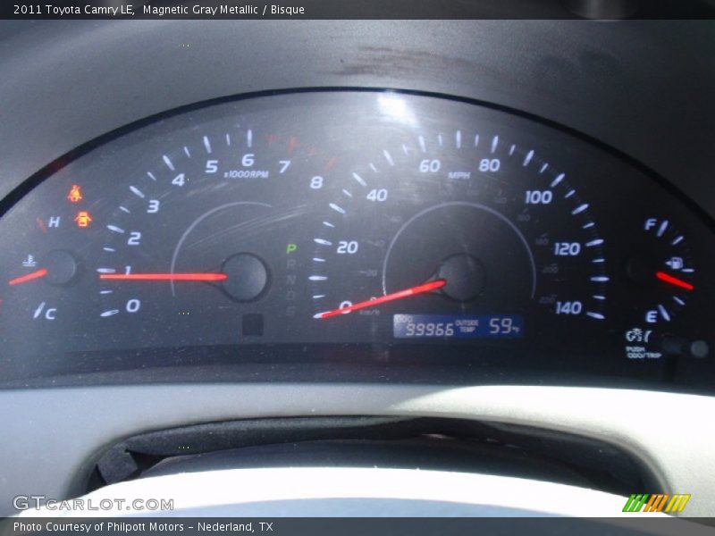 Magnetic Gray Metallic / Bisque 2011 Toyota Camry LE