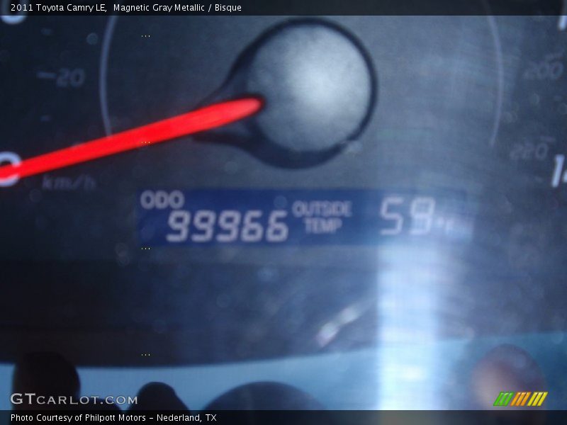 Magnetic Gray Metallic / Bisque 2011 Toyota Camry LE