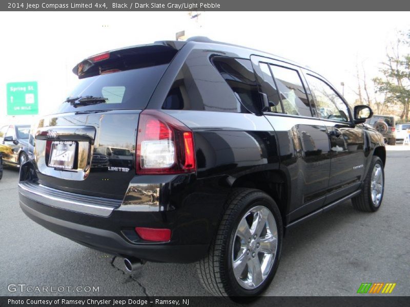 Black / Dark Slate Gray/Light Pebble 2014 Jeep Compass Limited 4x4