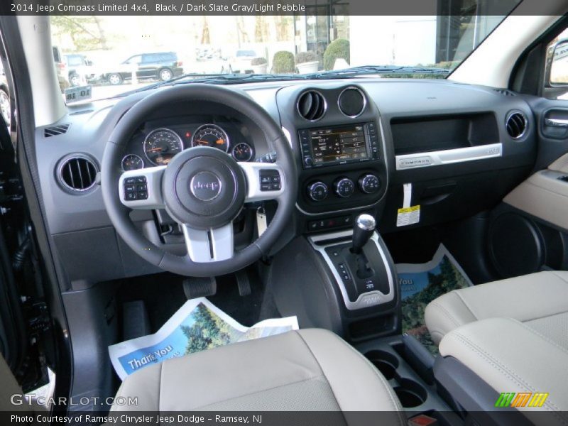 Black / Dark Slate Gray/Light Pebble 2014 Jeep Compass Limited 4x4