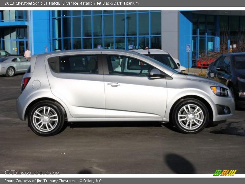 Silver Ice Metallic / Jet Black/Dark Titanium 2013 Chevrolet Sonic LT Hatch