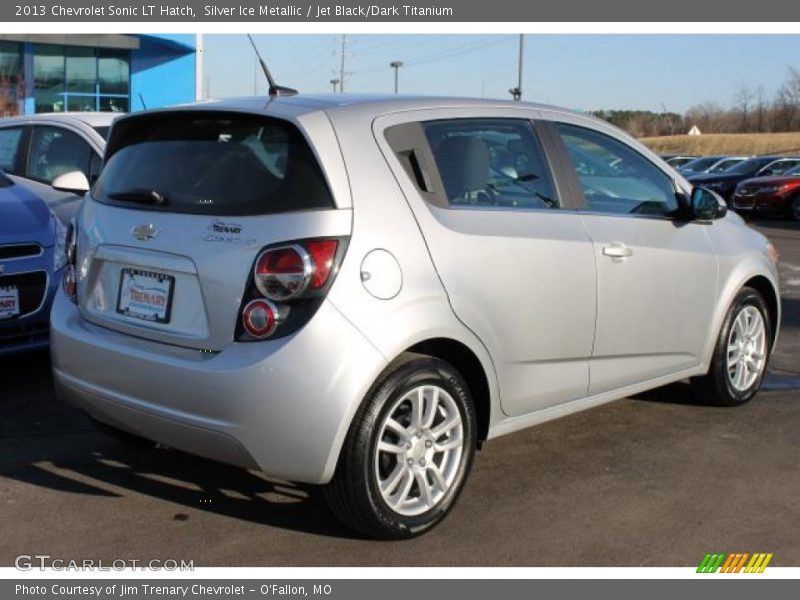 Silver Ice Metallic / Jet Black/Dark Titanium 2013 Chevrolet Sonic LT Hatch
