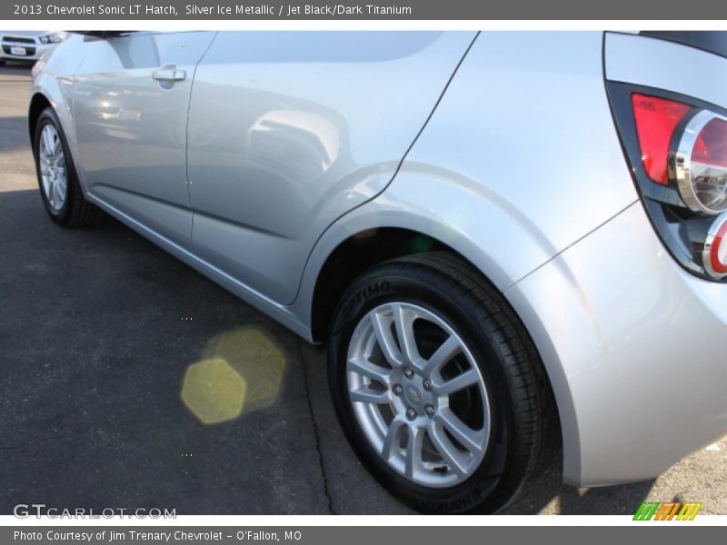 Silver Ice Metallic / Jet Black/Dark Titanium 2013 Chevrolet Sonic LT Hatch