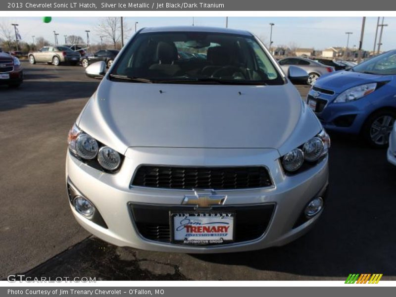 Silver Ice Metallic / Jet Black/Dark Titanium 2013 Chevrolet Sonic LT Hatch