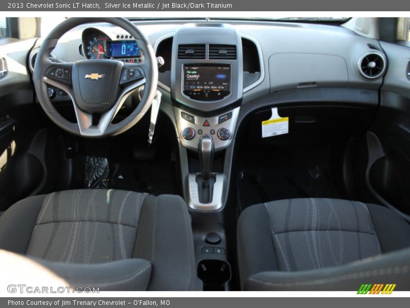 Silver Ice Metallic / Jet Black/Dark Titanium 2013 Chevrolet Sonic LT Hatch