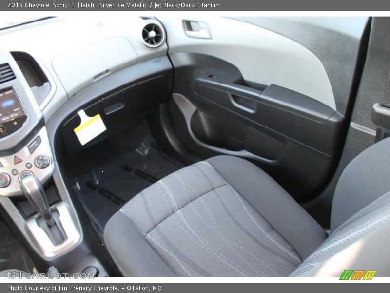 Silver Ice Metallic / Jet Black/Dark Titanium 2013 Chevrolet Sonic LT Hatch