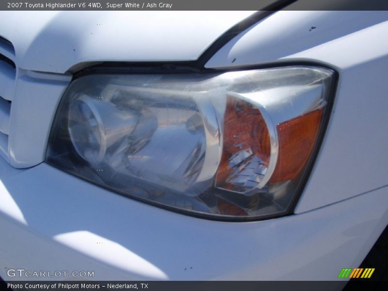 Super White / Ash Gray 2007 Toyota Highlander V6 4WD