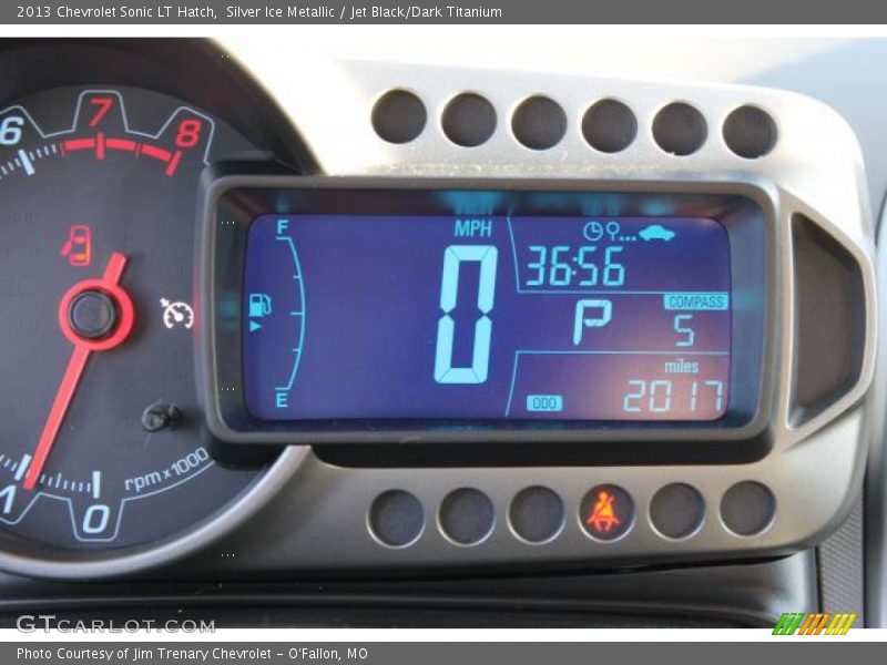 Silver Ice Metallic / Jet Black/Dark Titanium 2013 Chevrolet Sonic LT Hatch