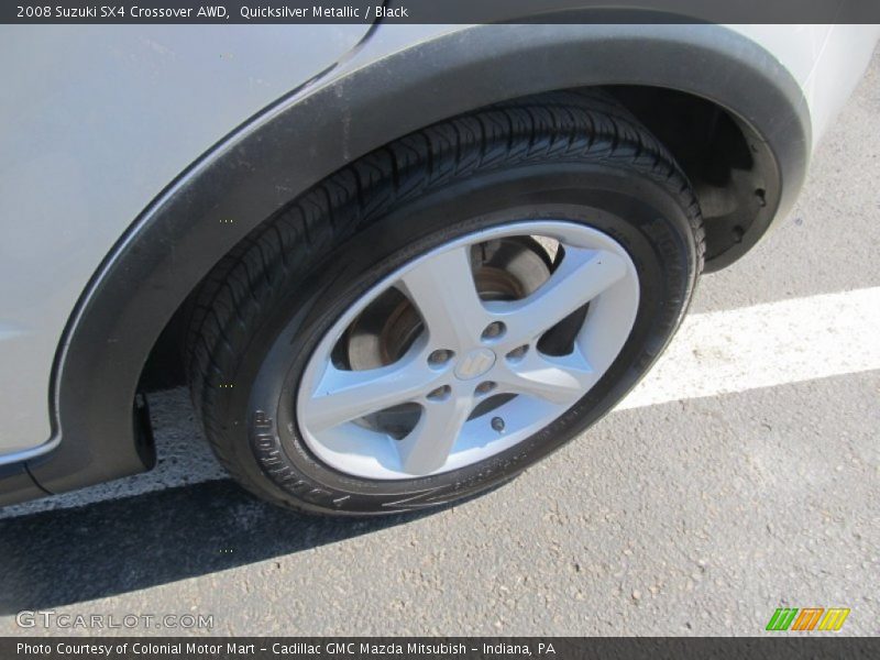 Quicksilver Metallic / Black 2008 Suzuki SX4 Crossover AWD