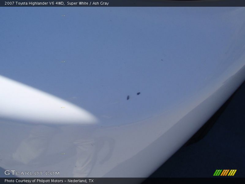Super White / Ash Gray 2007 Toyota Highlander V6 4WD