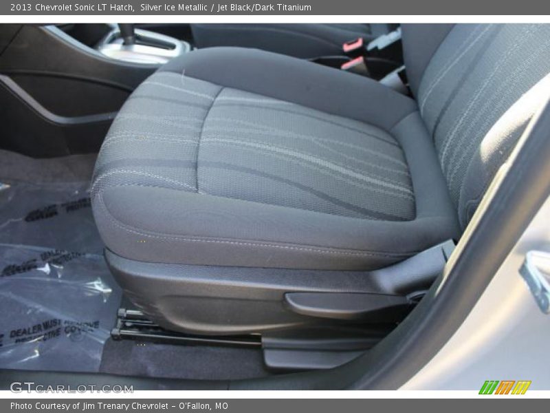 Silver Ice Metallic / Jet Black/Dark Titanium 2013 Chevrolet Sonic LT Hatch