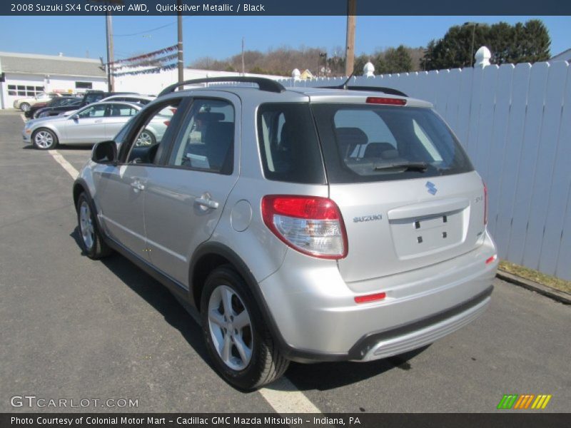 Quicksilver Metallic / Black 2008 Suzuki SX4 Crossover AWD