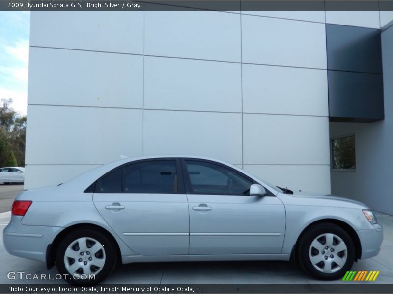 Bright Silver / Gray 2009 Hyundai Sonata GLS