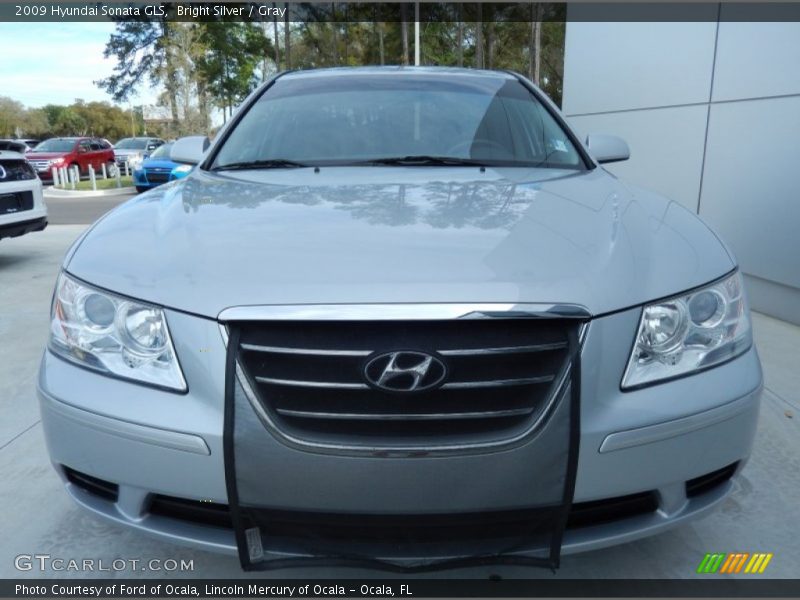 Bright Silver / Gray 2009 Hyundai Sonata GLS
