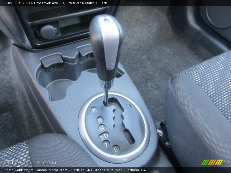 Quicksilver Metallic / Black 2008 Suzuki SX4 Crossover AWD