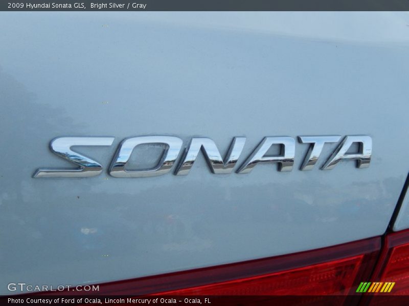 Bright Silver / Gray 2009 Hyundai Sonata GLS