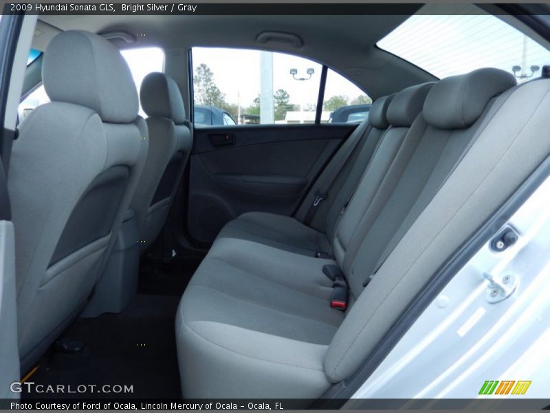 Bright Silver / Gray 2009 Hyundai Sonata GLS