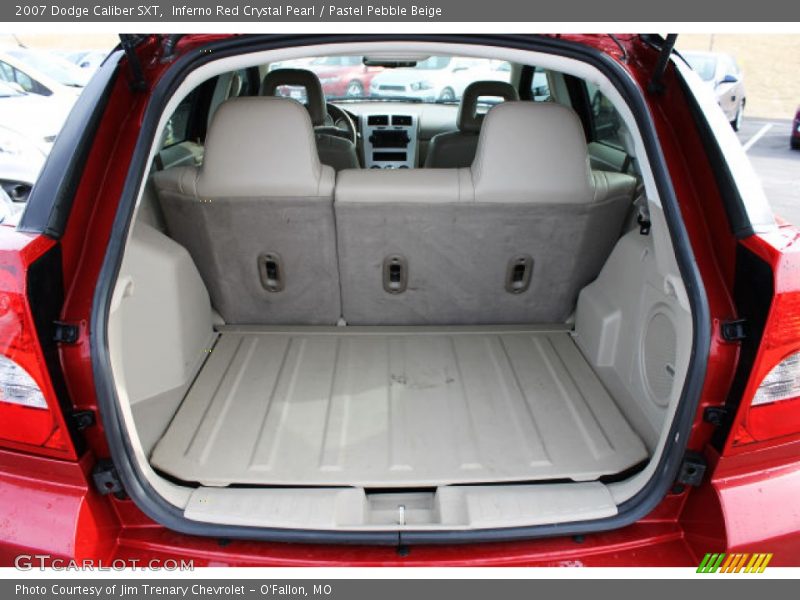 Inferno Red Crystal Pearl / Pastel Pebble Beige 2007 Dodge Caliber SXT