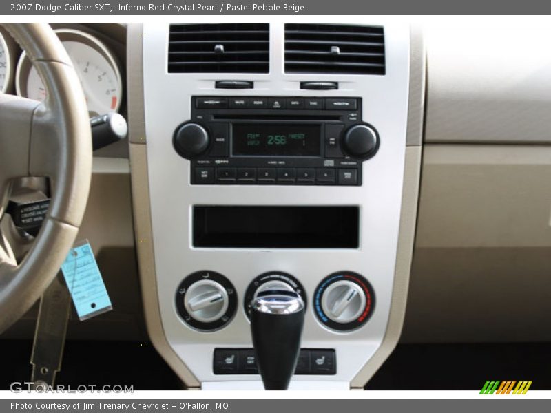 Inferno Red Crystal Pearl / Pastel Pebble Beige 2007 Dodge Caliber SXT