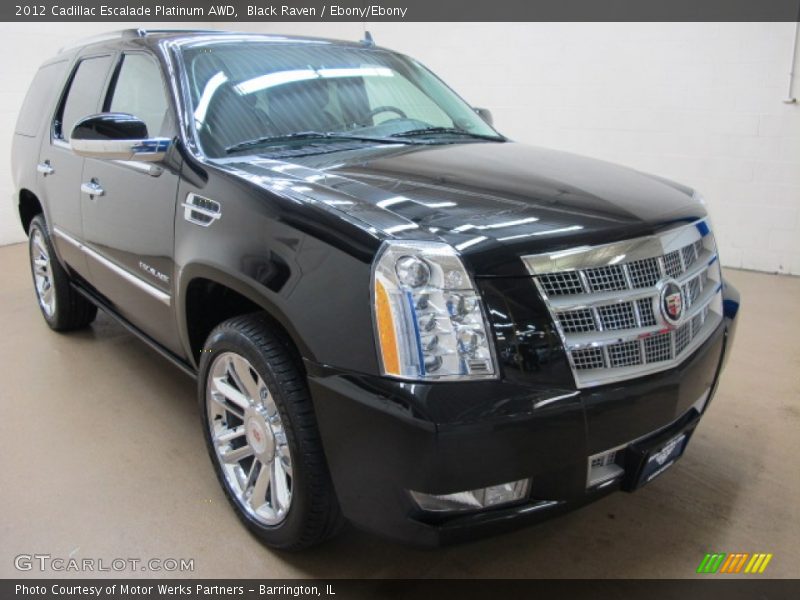 Black Raven / Ebony/Ebony 2012 Cadillac Escalade Platinum AWD