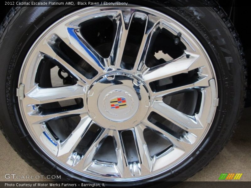 Black Raven / Ebony/Ebony 2012 Cadillac Escalade Platinum AWD