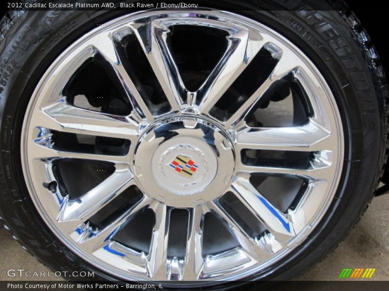 Black Raven / Ebony/Ebony 2012 Cadillac Escalade Platinum AWD