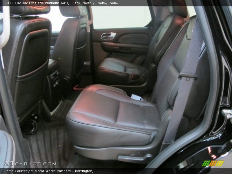 Black Raven / Ebony/Ebony 2012 Cadillac Escalade Platinum AWD