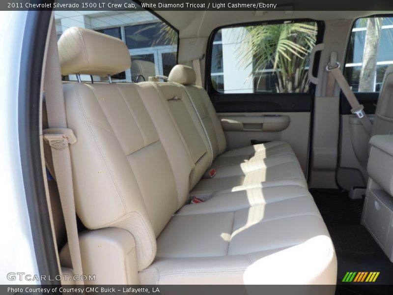 White Diamond Tricoat / Light Cashmere/Ebony 2011 Chevrolet Silverado 1500 LT Crew Cab