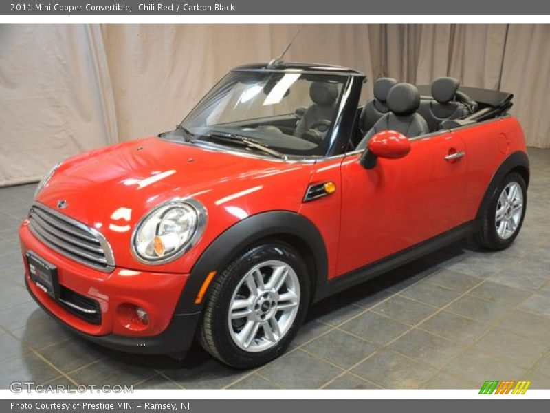 Chili Red / Carbon Black 2011 Mini Cooper Convertible