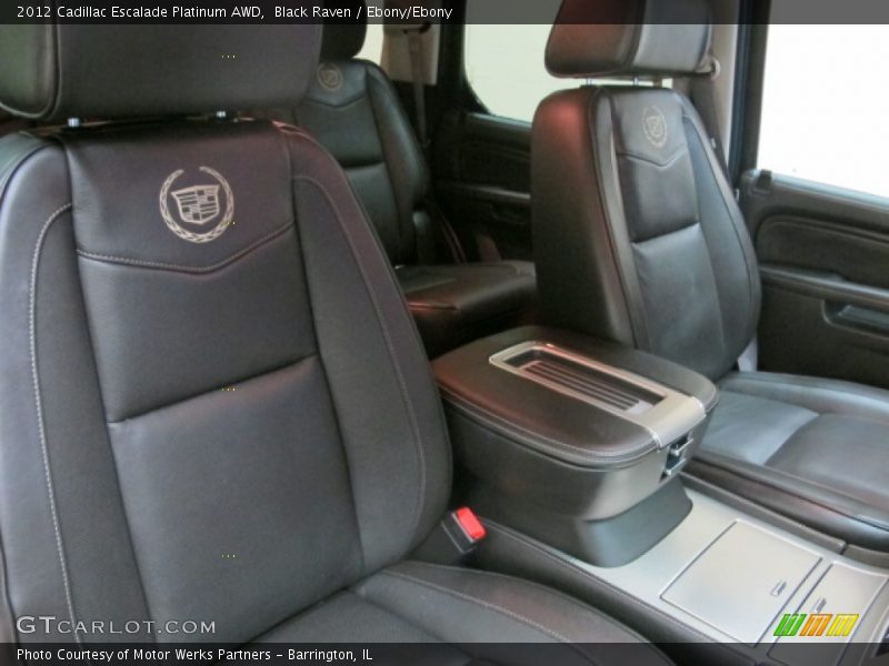 Black Raven / Ebony/Ebony 2012 Cadillac Escalade Platinum AWD