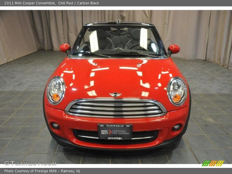 Chili Red / Carbon Black 2011 Mini Cooper Convertible