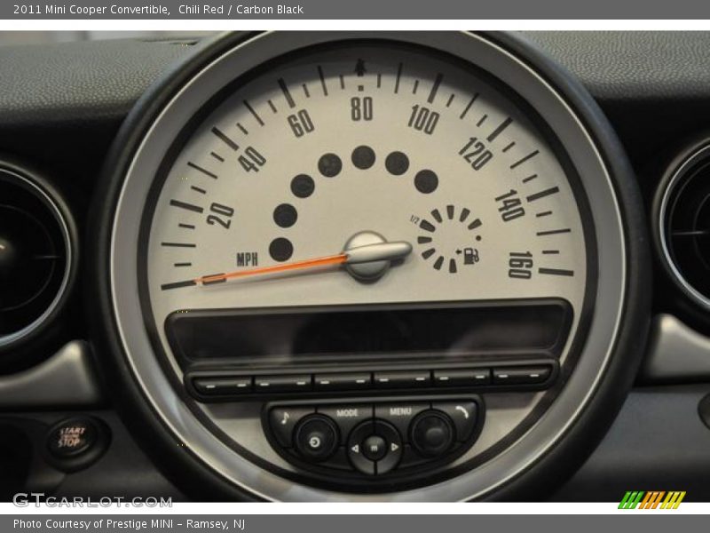 Chili Red / Carbon Black 2011 Mini Cooper Convertible