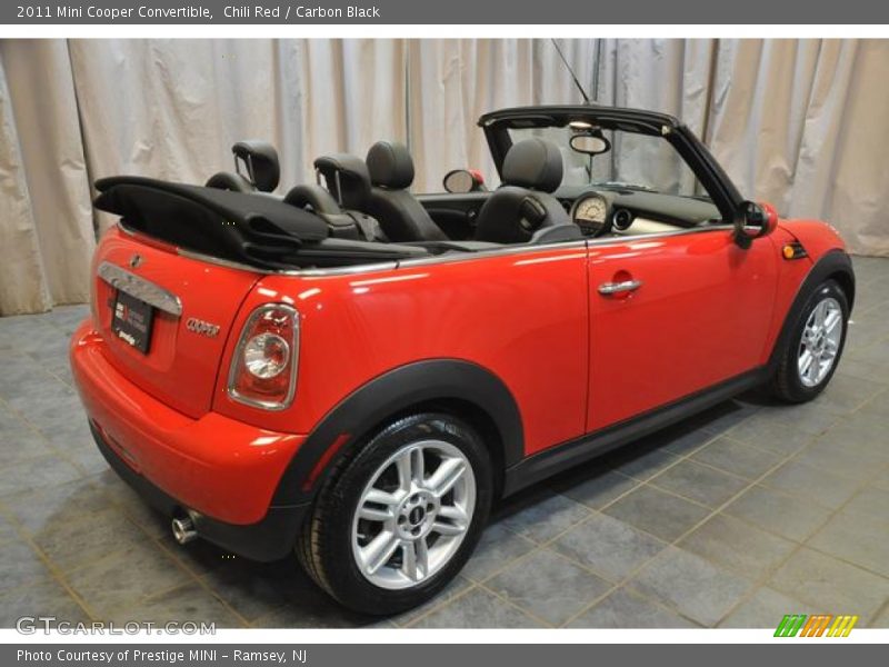 Chili Red / Carbon Black 2011 Mini Cooper Convertible