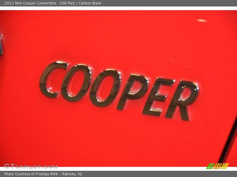 Chili Red / Carbon Black 2011 Mini Cooper Convertible