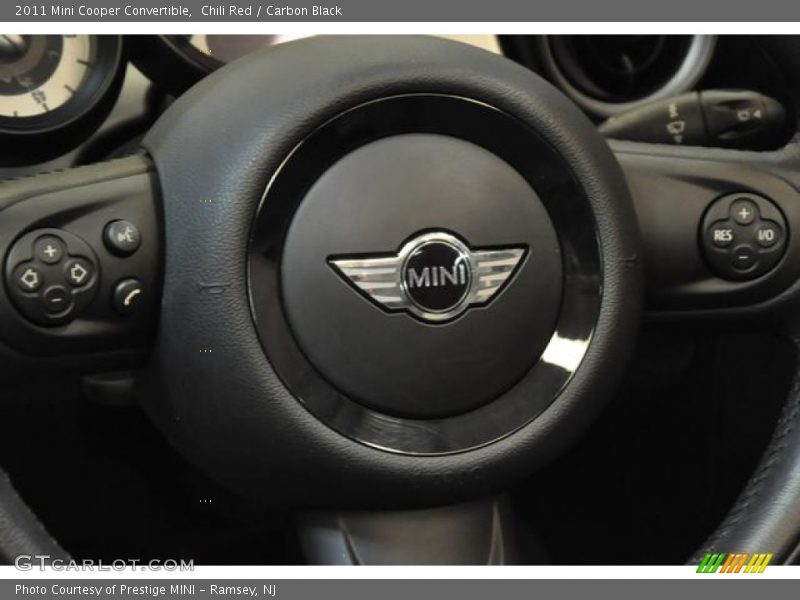 Chili Red / Carbon Black 2011 Mini Cooper Convertible