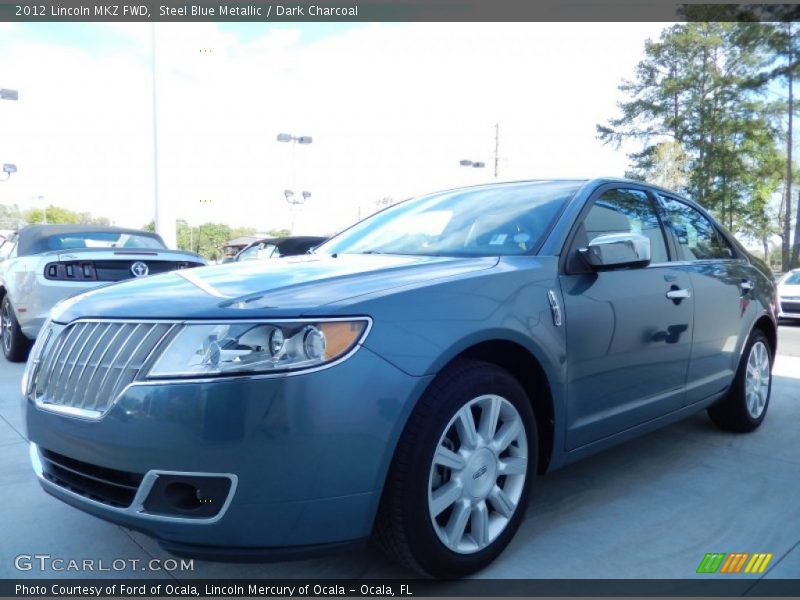 Steel Blue Metallic / Dark Charcoal 2012 Lincoln MKZ FWD