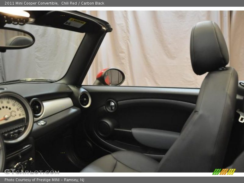 Chili Red / Carbon Black 2011 Mini Cooper Convertible