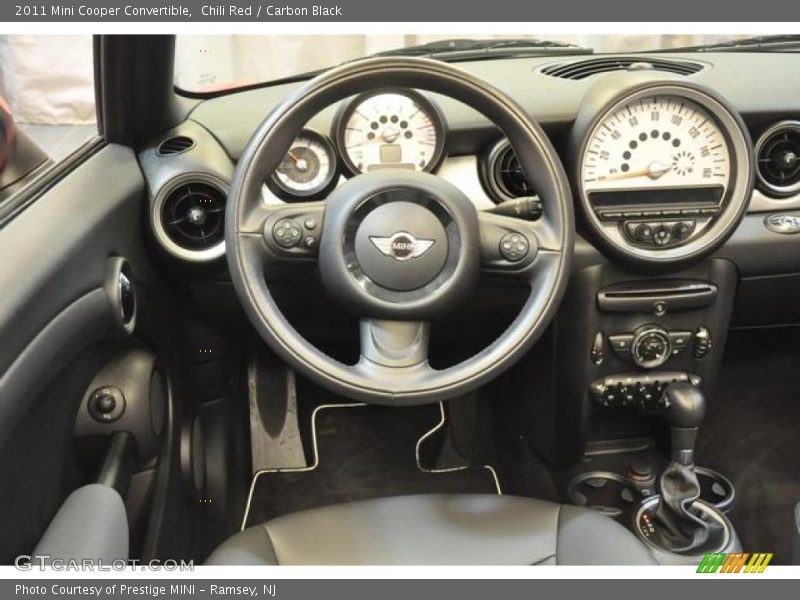 Chili Red / Carbon Black 2011 Mini Cooper Convertible