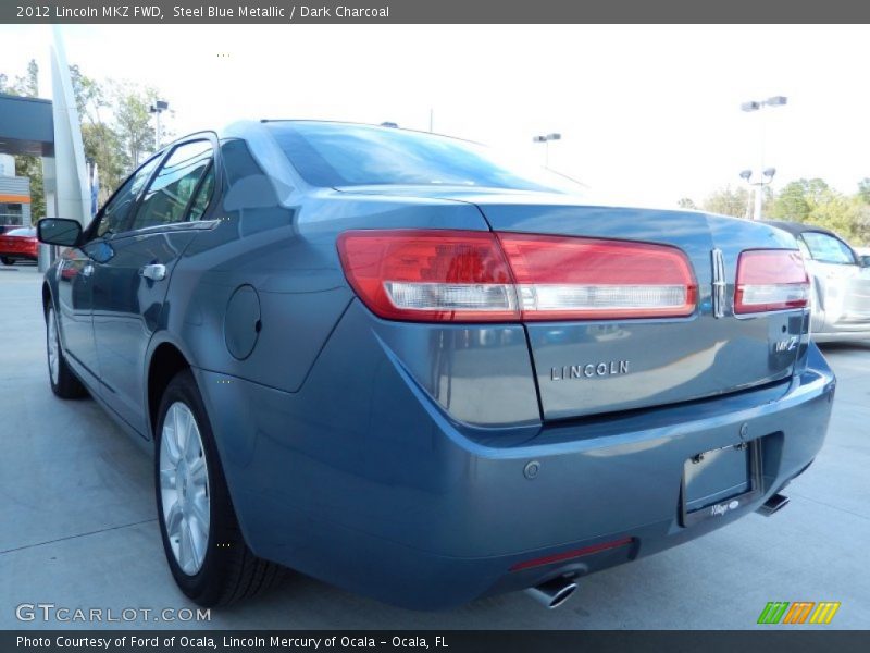Steel Blue Metallic / Dark Charcoal 2012 Lincoln MKZ FWD