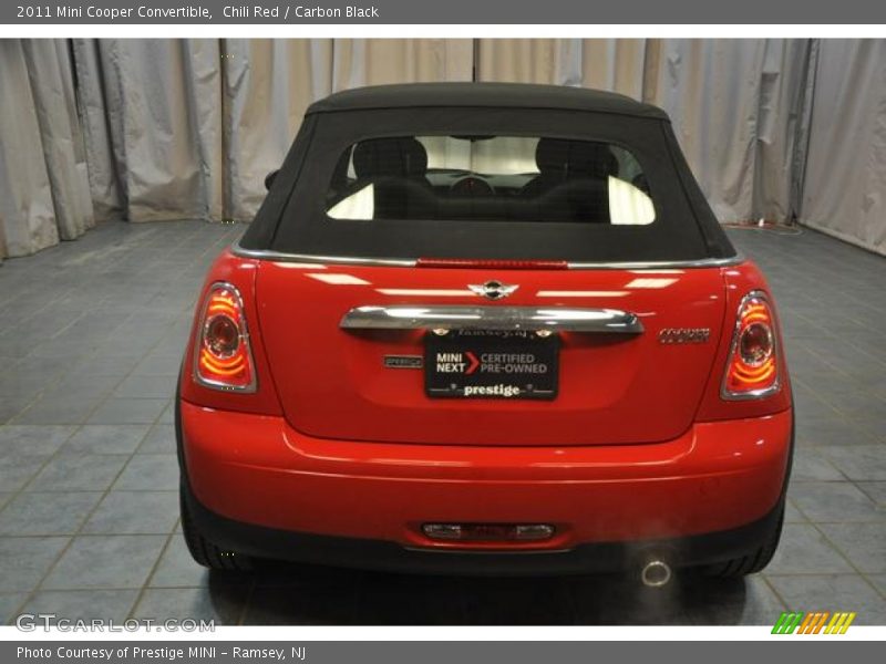 Chili Red / Carbon Black 2011 Mini Cooper Convertible