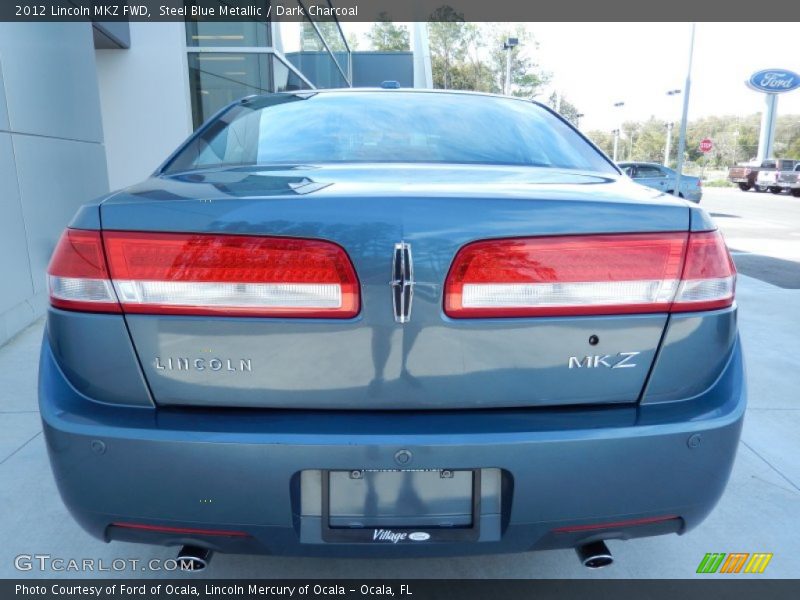 Steel Blue Metallic / Dark Charcoal 2012 Lincoln MKZ FWD