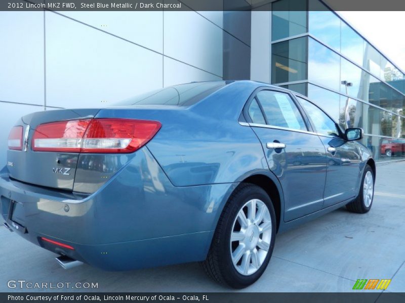 Steel Blue Metallic / Dark Charcoal 2012 Lincoln MKZ FWD
