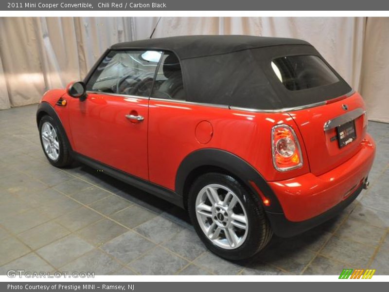 Chili Red / Carbon Black 2011 Mini Cooper Convertible