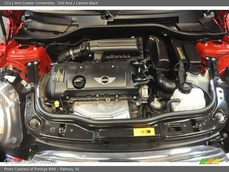 Chili Red / Carbon Black 2011 Mini Cooper Convertible