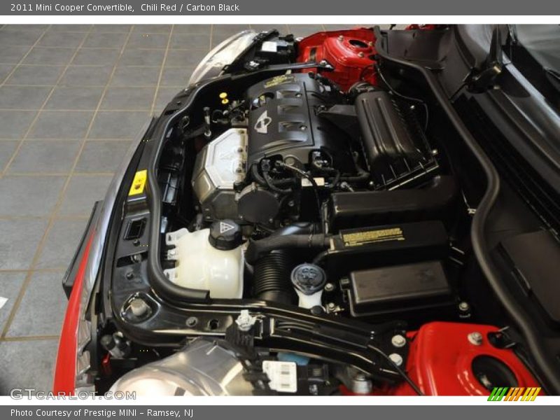 Chili Red / Carbon Black 2011 Mini Cooper Convertible